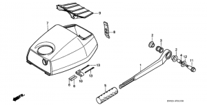  /   () (Steering Handle / Engine Cover)