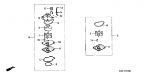    (  ) (Water Pump Impeller Set)