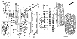   /  (Camshaft / Rocker Arm)