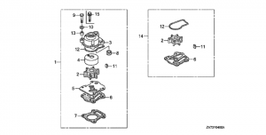      (Water Pump Impeller Kit)