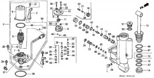     (Power Trim-tilt Components)