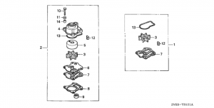      (Water Pump Impeller Kit)