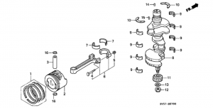  /  (Crankshaft / Piston)