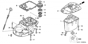    /   (Primary Gear Case / Oil Pan)