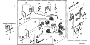  ,  (1) (Switch Panel Kit (1))