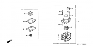      (Water Pump Impeller Kit)