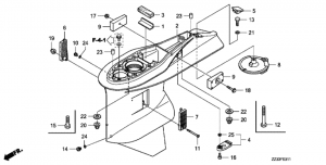    (  ) (Gear Case (power Thrust))