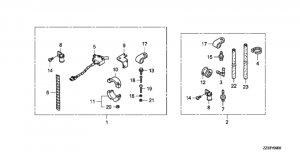  ,  /   ,  (Tilt Limit Kit / Speed Sensor Tube Kit)