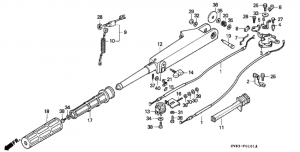  (bf8c / cx) (Steering Handle (bf8c / Cx))