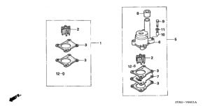      (bf8c / cx) (Water Pump Impeller Kit (bf8c / Cx))