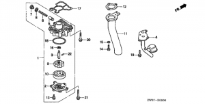   /   (Oil Pump / Exhaust Pipe)