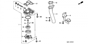   /   (Oil Pump / Exhaust Pipe)