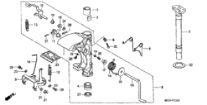   /   /   (Swivel Case / Swivel Shaft / Tilt Lever)