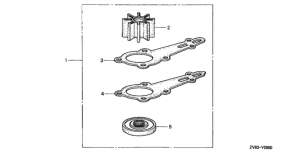      (bf8ax / b / bx) (Water Pump Impeller Kit (bf8ax / B / Bx))