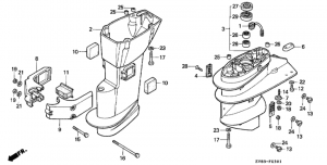   /    (bf8c / cx) (Extension Case / Gear Case (bf8c / Cx))