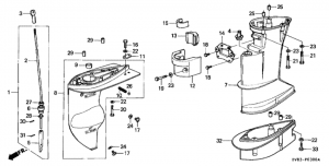   /    (bf6b / bx / d6,bf8ax / b / bx) (Extension Case / Gear Case (bf6b / Bx / D6,bf8ax / B / Bx))