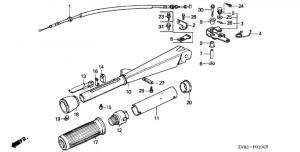  (bf6b / bx / d6,bf8ax / b / bx) (Steering Handle (bf6b / Bx / D6,bf8ax / B / Bx))