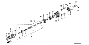    /   (bf6b / bx / d6,bf8ax / b / bx) (Propeller Shaft / Propeller (bf6b / Bx / D6,bf8ax / B / Bx))