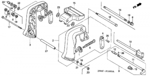   (1) (Stern Bracket (1))