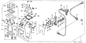   (, ,  ) (Remote Control (top Mount Single Type) (left))