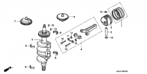  /  (Piston / Crankshaft)