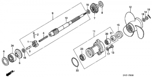    /   (Propeller Shaft / Propeller)