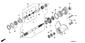    (  ) (Propeller Shaft (power Thrust))