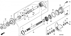    (Propeller Shaft)