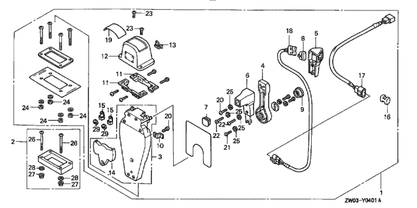  -  BF75AX -   (, ,  ) / Remote Control (top Mount Single Type) (left)