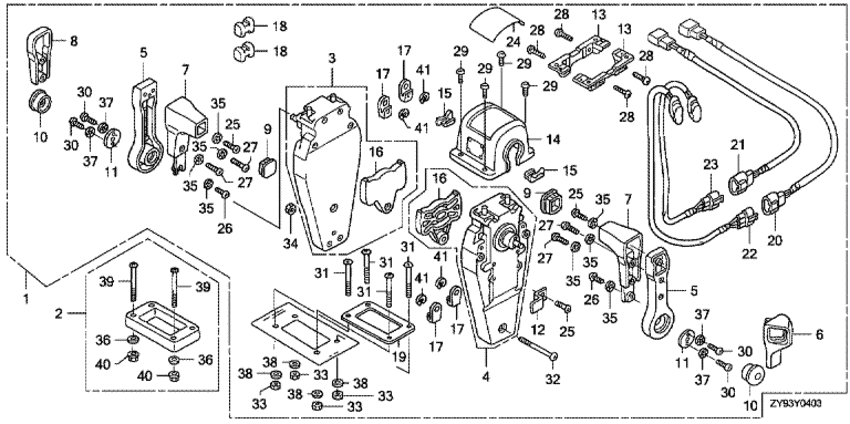     BF75DK0 - Remote Control (top Mount Dual Type) (left)