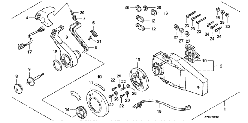  -  BF75DK0 - Remote Control (flush Mount Type) (right)