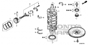 E-07  /  (E-07 Crankshaft / Piston)