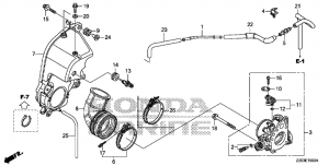 E-15   /    (E-15 Muffler Cover/Throttle Body)