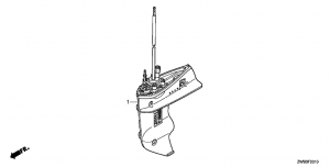 F-03-10      (F-03-10 Gear Case Assy)