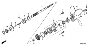 F-05    /   (F-05 Propeller Shaft / Propeller)