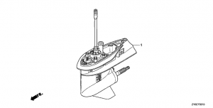 F-03-10      (F-03-10 Gear Case Assy)