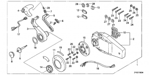 Fop-8-4   ( , ) (Fop-8-4 Flush Type Remote Control Top Mount (Right))