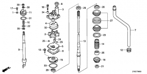 F-04   /   (F-04 Water Pump/Vertical Shaft)