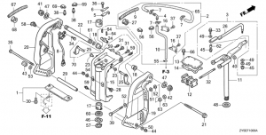 F-10   /   (F-10 Stern Bracket / Swivel Case)