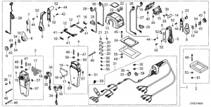 Fop-8-9  (   ) (Nhk Mec) (Fop-8-9 Double Type Remote Control Top Mount (Nhk Mec))