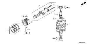 E-07  /  (E-07 Crankshaft / Piston)