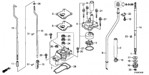 F-04   /   (L,s Size) (F-04 Water Pump/Vertical Shaft (L,s Size))