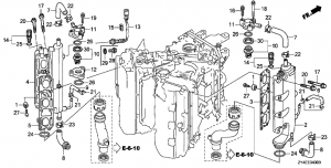 E-04   /  (E-04 Exhaust Manifold / Thermostat)