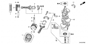 E-07  /  (E-07 Crankshaft / Piston)