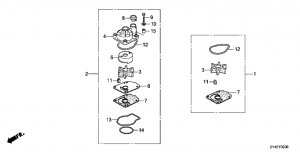 Fop-2    (Fop-2 Repair kit Water Pump)