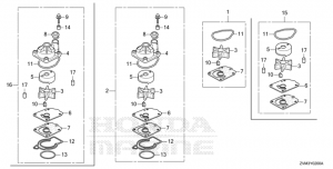 Fop-2    (Fop-2 Repair kit Water Pump)