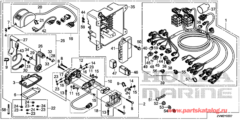  -   BF225D - Fop-3-7  (   ) (Main) (Dbw) / Fop-3-7 Single Type Remote Control Top Mount (Main) (Dbw)