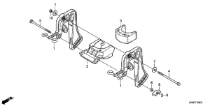 F-10   (F-10 Stern Bracket)