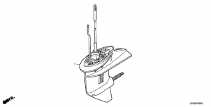 F-03-10      (F-03-10 Gear Case Assy)