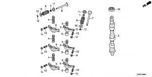 E-09  (E-09 Camshaft Assy)